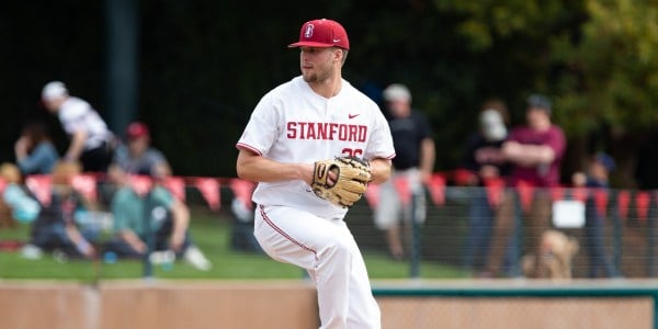 Junior LHP Erik Miller (above) struck out eight in 5.0 shutout innings pitched as No. 5 Stanford completed a three-game weekend series sweep of Washington. Sunday’s 6-1 victory marked the team’s fourth straight win. (JOHN P. LOZANO/isiphotos.com)
