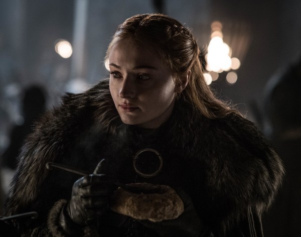 Actor Sophie Turner delivered a powerful performance in the second episode of the eighth season of "Game of Thrones" (courtesy of Helen Sloan and HBO).