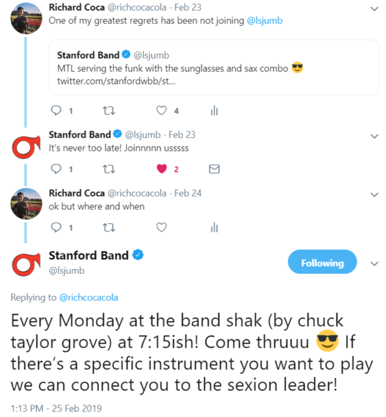 An ode to the one, the only, the truly incomparable Leland Stanford Junior University Marching Band