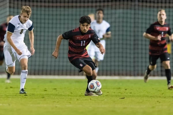 Senior Amir Bashti (above) was one of three Cardinal who earned First Team All-American Honors. Bashti also garnered First Team Scholar All-America honors. (JIM SHORIN/isiphotos.com)