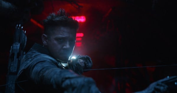 Novices watching "Avengers: Endgame" may not understand why Hawkeye (Jeremy Renner) embarks on a killing spree (courtesy of Disney and Marvel Studios).