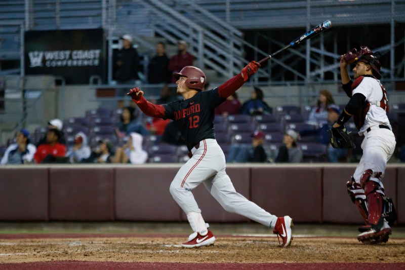 Redshirt junior second baseman Duke Kinamon (above) had two homers and finished a triple short from hitting the cycle. He contributed three RBIs and three runs in Stanford's 10-7 victory over Cal. (BOB DREBIN/isiphotos.com)