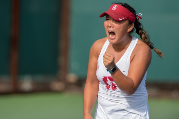 Sophomore No. 108 Janice Shin (above) provided the clincher to put the Cardinal through to the next round. The Stanford women's tennis team defeated Kansas 4-3 to advance to Orlando. (LYNDSAY RADNEDGE/isiphotos.com)