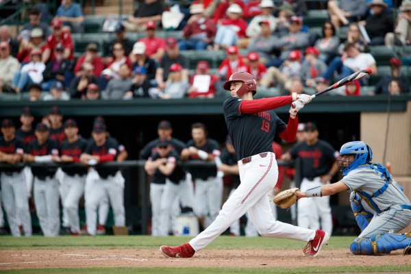 Junior DH Will Matthiessen drove in both of Stanford's two runs. He finished 2-for-3 with two RBI. (BOB DREBIN/isiphotos.com)