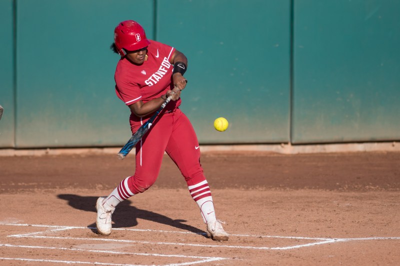 Redshirt senior Whitney Burks (above) concluded her Stanford playing career this weekend in the Gainsville regional. She went out in style, though, blasting a three-run homer to left field in a win against Boston University. (LYNDSAY RADNEDGE/isiphotos.com)