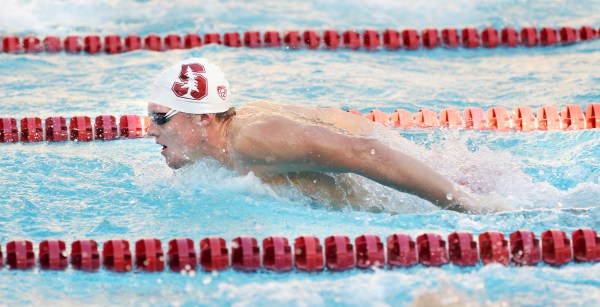 Senior Abrahm DeVine (above) leaves the Farm with back-to-back NCAA individual championships in the 400 IM, 15 All-America honors, and the school record (3:35.29) in the 400 IM. (HECTOR GARCIA-MOLINA/isiphotos.com)