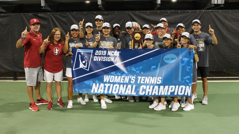Stanford women's tennis defeated Georgia for the national title on Sunday. Georgia handed the Cardinal its first victory in over a year back in February. (Courtesy of Stanford Athletics)