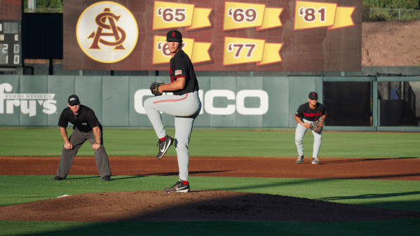 Sophomore RHP Brendan Beck (above) had a rocky start to Thursday's game. Despite calming down in the middle innings, Beck was removed in the fifth, marking just the second time he had not made it out of the fifth inning in eleven starts. (Courtesy of Stanford Athletics)