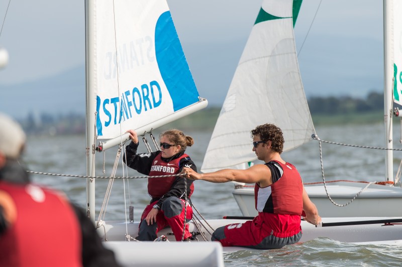Crew senior Kathryn Booker earned All-America honors as Stanford sailing claimed its tenth-straight sweep of the Pacific Coast Collegiate Sailing Conference and its 14th-straight victory in the Big Sail. (DAVID BERNAL/isiphotos.com)