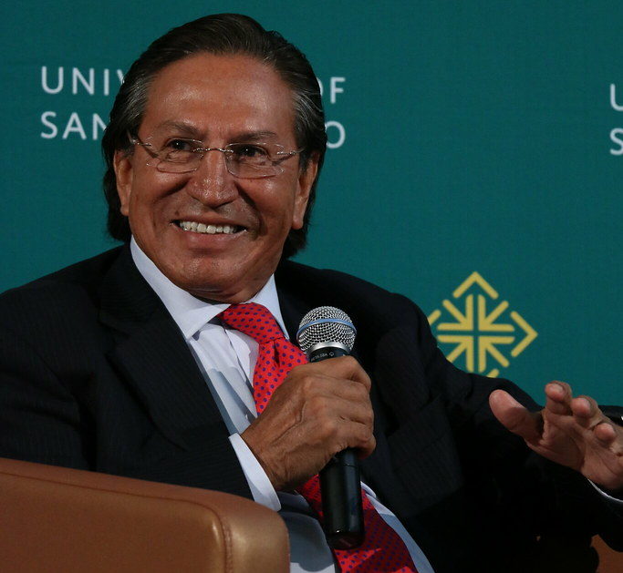 Alejandro Toledo M.A. '72, '74, Ph.D '93 was a visiting scholar at Stanford as recently as 2018. (Photo: Kristian George)