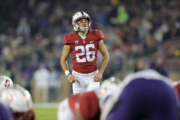 Senior Jet Toner (above) enters his senior campaign as one of the most accurate kickers to play for the Cardinal. The Honolulu native was the second most accurate kicker in the nation last year, making 14 of 15 field goals. (BOB DREBIN/isiphotos.com)
