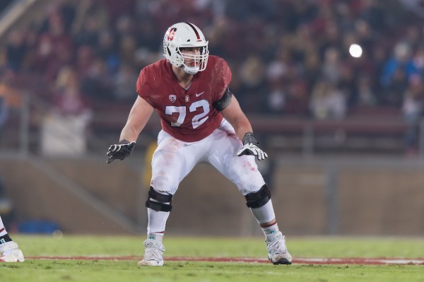Junior tackle Walker Little (above) was named to the preseason All-Pac-12 First team as well as the Preseason Associated Press All-America team. Little was also named to the Outland trophy watchlist. (GRANT SHORIN/isiphotos.com)