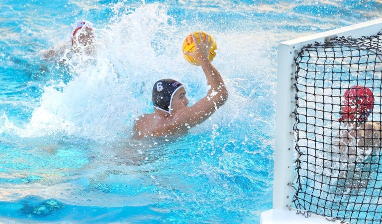 2016 Olympian Ben Hallock (above) came up big for the Cardinal this weekend, scoring three goals against Santa Barbara and six against Davis. Despite his efforts, Stanford suffered their first loss of the season (HECTOR GARCIA-MOLINA/isiphotos.com).