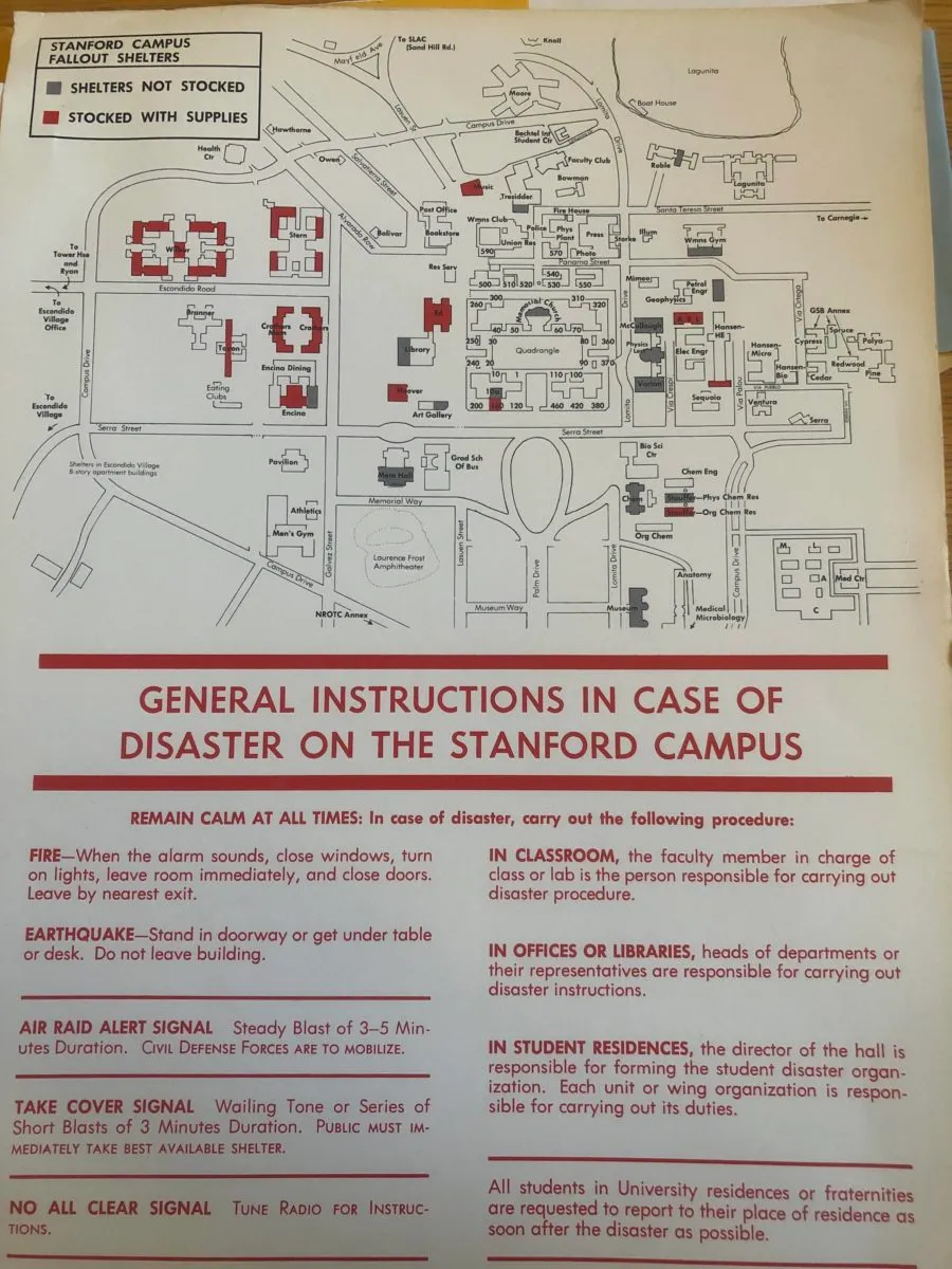 Inside Stanford’s Last Fallout Shelter: a time capsule to Cold War politics and protests