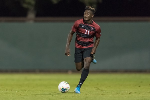 Ousseni Bouda (above) is one of two starting freshmen for the Cardinal. He has contributed two goals, including a game-winner, and two assists. (Photo: JIM SHORIN/isiphotos.com)