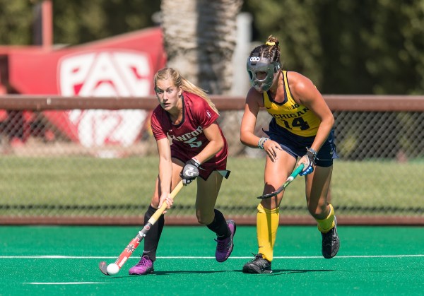 Stanford field hockey has built up something of a rivalry with the Michigan Wolverines. The Cardinal lost 2-1 on Sept. 2, 2016 in the second of three straight loses to the Wolverines, but that drought ended with a win last season, and Stanford is now looking to build a winning streak of its own. (Photo: David Bernal/isiphotos.com)