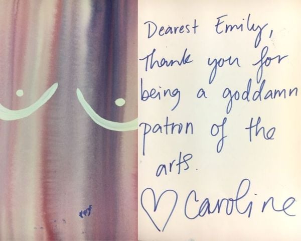 ‘Tittay Art’ Emily ordered from Caroline in July (Photo: EMILY SCHMIDT/The Stanford Daily)