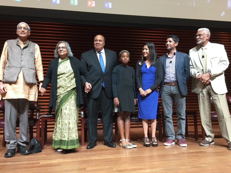 The conference, which commemorates the 150th anniversary of Gandhi’s birth, is a three-day series of lectures and events across campus aimed at evaluating Gandhi, King Jr. and Chavez’s legacies in a modern context and sparking a larger discussion about human rights issues and inequities that still exist today. (Photo: UJWAL SRIVASTAVA/The Stanford Daily)