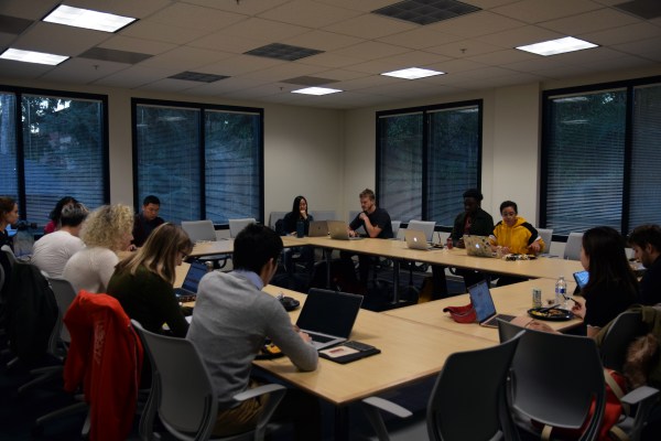 The Graduate Student Council meeting in October 2019. (Photo: Camryn Pak)