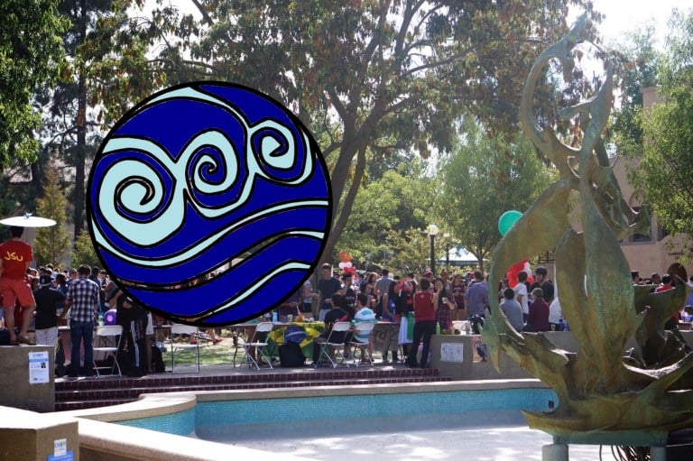 Not every club makes it to the activities fair—just ask Stanford Water Benders! (photo: Patrick Monreal/THE STANFORD DAILY)