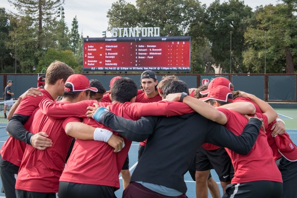 The Stanford men's tennis team (above) took on some of the top players in the Pac-12 in this weekend's ITA Northwest Championships. The tournament finishes up on Monday and is being held at Taube Family Tennis Stadium for the first time since 2014. (LYNDSAY RADNEDGE/isiphotos.com)