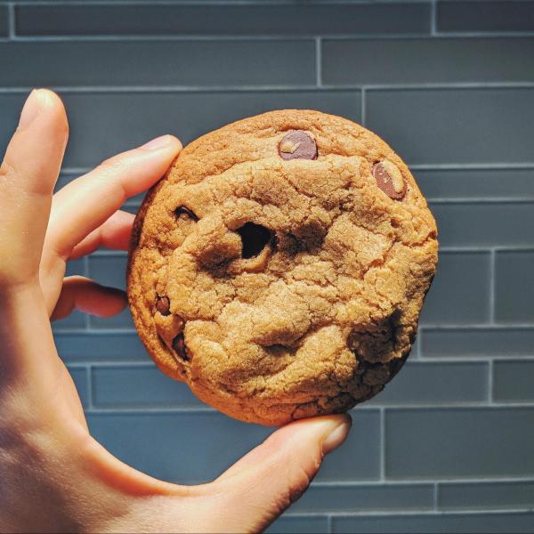Baking the perfect chocolate cookie is an art, and so is getting the perfect shot of one. (Photo: CARISSA LEE / The Stanford Daily)