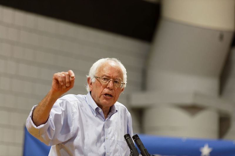 US Senator of Vermont Bernie Sanders gives speech in Conway, New Hampshire in August 2015 (Photo: Wikimedia Commons)