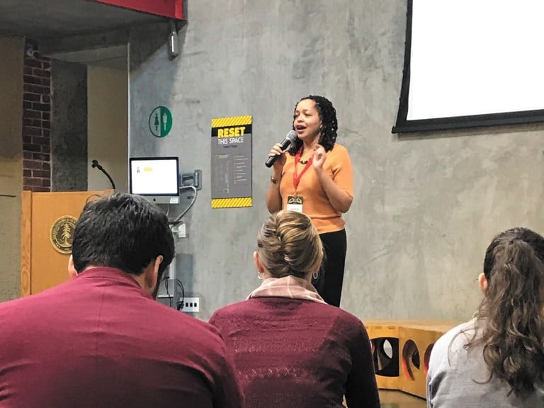 Blackmon told The Daily that she will spend the next year pursuing personal “writing, speaking and business opportunities outside of Stanford.” (Photo: Melissa Santos/The Stanford Daily)