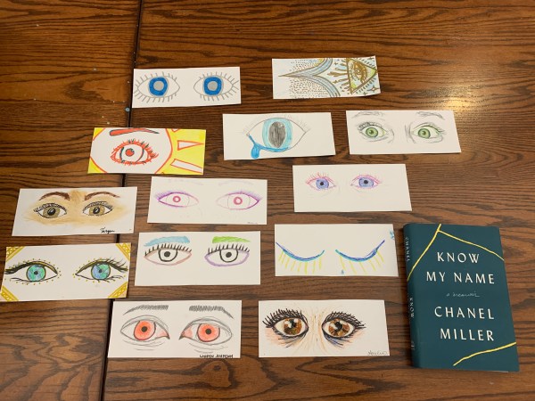 “Art and trauma often have a difficult and tumultuous relationship,” said Lauryn Johnson '22, who formed a book club around Chanel Miller's memoir. Johnson organized a collaborative art project, asking members to each draw a unique pair of eyes accompanied by the words, “We See You, We Know Your Name.”
Brooke Beyer/The Stanford Daily