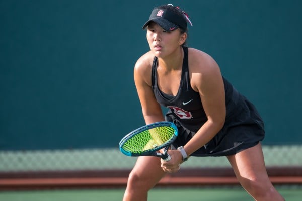 Junior Janice Shin (above) was one of five Cardinal players to qualify for the tournament. She fell in the quarterfinals, however, to Washington’s Katarina Kopcalic. (LYNDSAY RADNEDGE/isiphotos.com)