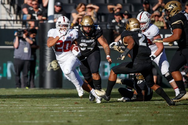 Freshman running back Austin Jones (above) is listed as the RB2 this week for Stanford's trip to Pullman to take on Washington State. Daily writers call on Jones and other players with big-play potential to step up this week on the road. (Photo: BOB DREBIN / isiphotos.com)