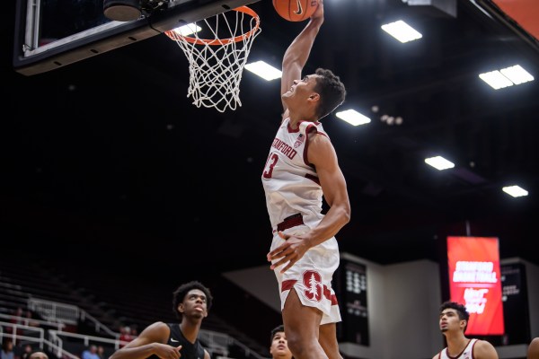 Junior forward Oscar da Silva (above) has led Stanford in scoring during its four-game win streak to open the campaign. Along with freshman guard Tyrell Terry, da Silva is one of two Cardinal to score in double digits each game. (Photo: KAREN AMBROSE HICKEY / isiphotos.com)