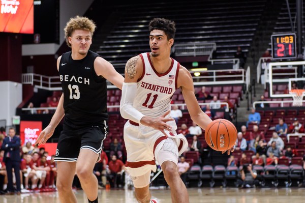 Sophomore Jaiden Delaire (above) set his second career-high points total in three games with a game-high 21 Tuesday in Maples Pavilion. (Photo: KAREN AMBROSE HICKEY/ isiphotos.com)