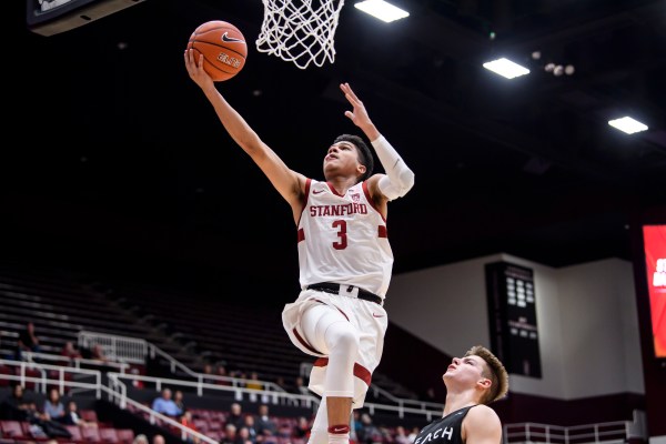 Freshman Tyrell Terry (above) led the Cardinal with 20 points in Monday's win over Oklahoma. The 6'1" guard also snatched 11 rebounds to record his second double-double of the season. (KAREN AMBROSE HICKEY/isiphotos.com)