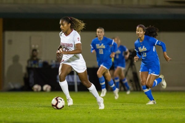 Junior midfielder Catarina Macario (above) will lead Stanford in its College Cup run 17 miles south in San Jose. (AL CHANG / isiphotos.com)