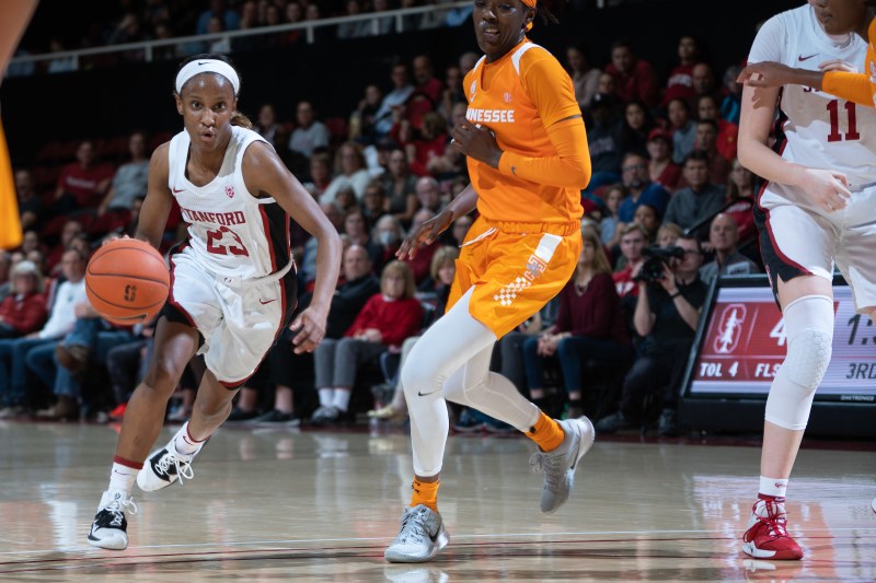 Junior guard Kiana Williams (above) reached 1,000 career points against Tennessee on Dec. 18. With 179 3-pointers, she is just 12 shy of scoring the tenth most threes in school history. (Photo: DON FERIA / isiphotos.com)