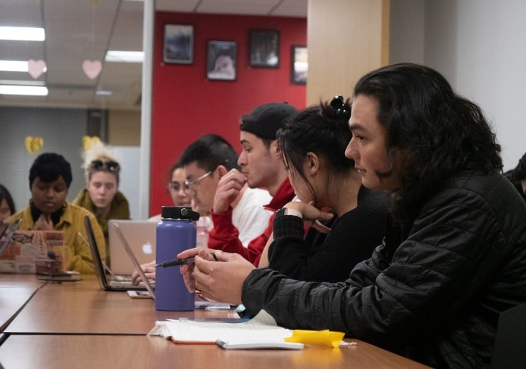 “Matters of this nature, however, require a great deal of attention, investigation time, resources and judgment that this Senate simply cannot provide," Senator Kobe Hopkins '22 said of the allegations that had prompted the impeachment bill.
(Photo: COLE GRIFFITHS/The Stanford Daily)