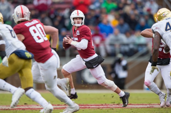 Junior quarterback Davis Mills (above) played in eight games in the 2019 season, throwing for 1,953 yards, 11 touchdowns and five interceptions. (PHOTO: Grant Shorin / isiphotos.com)