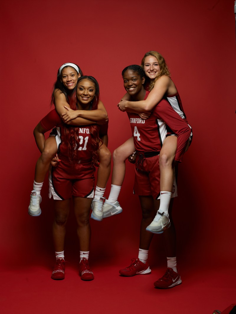 The women's basketball team is led by four seniors: Mikaela Brewer, DiJonai Carrington, Nadia Fingall and Anna Wilson. The four all made it to the NCAA's Final Four their freshman season and now look to replicate their former success. (PHOTO: Courtesy of Stanford Athletics)