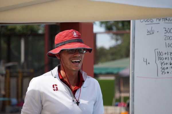 Head coach Dan Schemmel (above) is about to start his first winter dual meet season as head coach of the men's swimming and diving program. (Courtesy Stanford Athletics)