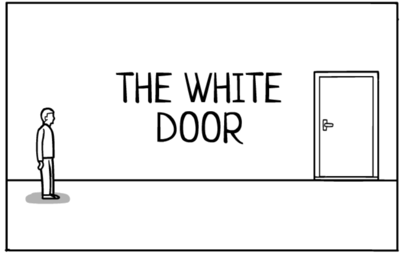 ‘The White Door’ is the latest game created by the developers behind Rusty Lake, and the first by publisher Second Maze. (Courtesy of Rusty Lake)