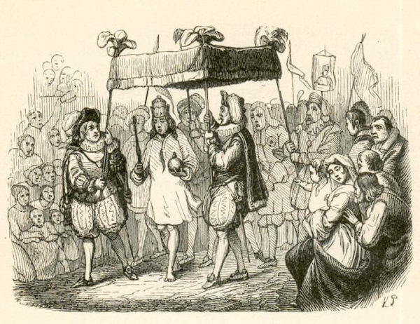 Illustration of "The Emperor's News Clothes