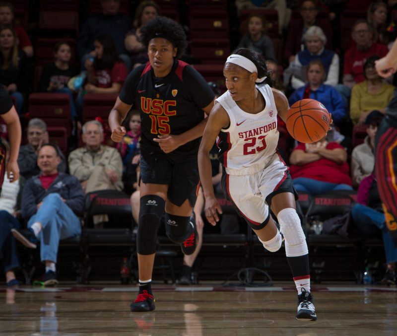 Junior guard Kiana Williams (above) had the performance of her career in Stanford's win over Colorado. The final three points of Williams' 29-point performance came from half court as time expired, lifting Stanford over the Buffs. (Photo: ERIN CHANG/isiphotos.com)