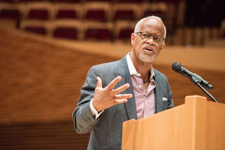 Now 16th president of Occidental, Elam was the only thing standing in the way of the destruction of the arts. (Photo: L.A. CICERO/Stanford News Service)