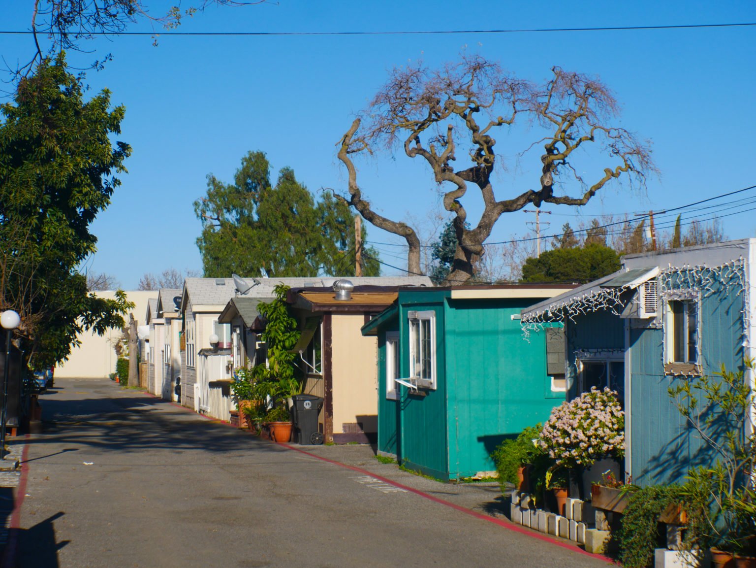 A street in the Buena Vista Mobile Park
