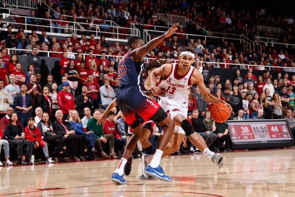 Oscar da Silva (above) added a team-high 16 points in Stanford's Thursday-night win over Washington. The victory is the Cardinal's second in nine games. (Photo: BOB DREBIN/isiphotos.com)