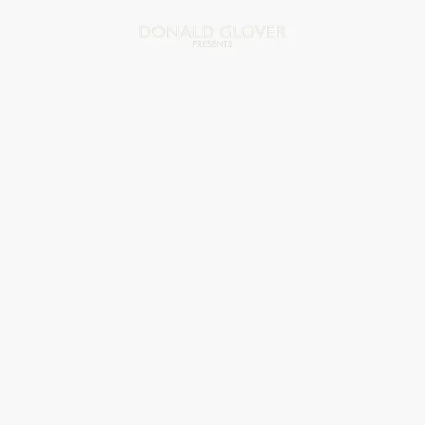 The album cover for "3.15.20" is a blank white square with the faintly-engraved words "Donald Glover presents," capturing the existential themes of Childish Gambino's March 22 digital release. (Photo: Wikimedia Commons)