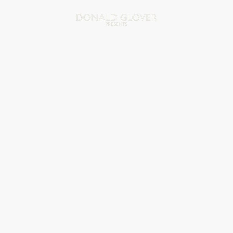 The album cover for "3.15.20" is a blank white square with the faintly-engraved words "Donald Glover presents," capturing the existential themes of Childish Gambino's March 22 digital release. (Photo: Wikimedia Commons)