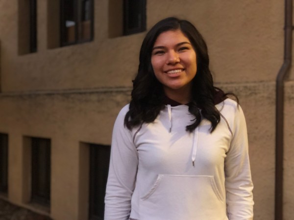 In her documentary project,  Leanna Lewis ’23 aims to bring attention to the unique forms of oppression faced by indigenous women. (Photo: Patricia Wei)