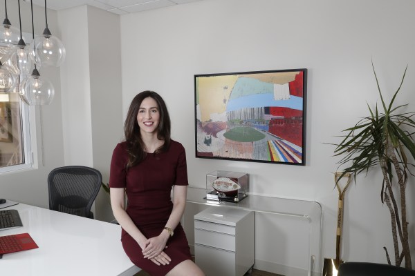Hannah Gordon J.D. ‘08 works as the San Francisco 49ers chief administrative officer and general counsel. Gordon advises on all legal issues involving both the football team and Levi's Stadium. (Photo courtesy of the San Francisco 49ers)